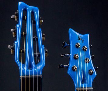 Head of Clouds Guitar by Phil Atkinson Airbrush Artist Head of Clouds Guitar by Phil Atkinson Airbrush Artist