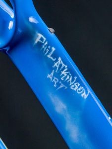 Head and Neck of Clouds Guitar by Phil Atkinson Airbrush Artist Head and Neck of Clouds Guitar by Phil Atkinson Airbrush Artist