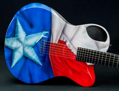 Lone Star Guitar by Emerald Guitars Designed by Phil Atkinson Airbrush Artist Lone Star Guitar by Emerald Guitars Designed by Phil Atkinson Airbrush Artist