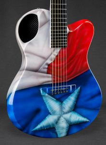 Lone Star Guitar by Emerald Guitars Designed by Phil Atkinson Airbrush Artist Lone Star Guitar by Emerald Guitars Designed by Phil Atkinson Airbrush Artist