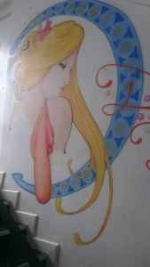 airbrushed mural for hairdressers airbrushed mural for hairdressers