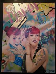 Phil Atkinson Exhibition Airbrush Artwork