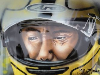 Joey Dunlop Motor Bike Fuel Tank by Phil Atkinson Airbrush Artist Joey Dunlop Motor Bike Fuel Tank by Phil Atkinson Airbrush Artist