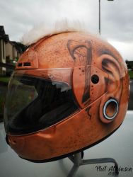 The Mohawk Helmet by Phil Atkinson Artist