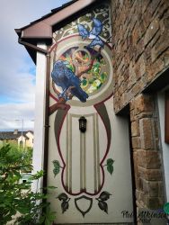 Doorway Mural on House by Phil Atkinson Artist Doorway Mural on House by Phil Atkinson Artist
