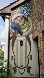Doorway Mural on House by Phil Atkinson Artist Doorway Mural on House by Phil Atkinson Artist