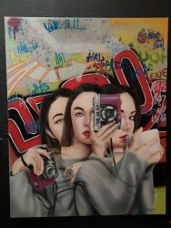 Phil Atkinson Exhibition Airbrush Artwork