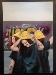Phil Atkinson Exhibition Airbrush Artwork
