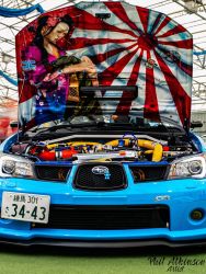 Subaru Impreza Showcar Bonnet by Phil Atkinson Airbrush Artist Subaru Impreza Showcar Bonnet by Phil Atkinson Airbrush Artist