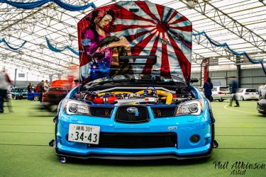 Subaru Impreza Showcar Bonnet by Phil Atkinson Airbrush Artist Subaru Impreza Showcar Bonnet by Phil Atkinson Airbrush Artist