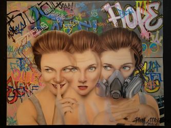 Phil Atkinson Exhibition Airbrush Artwork