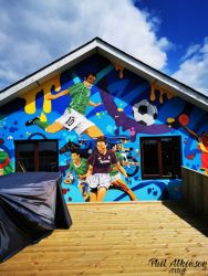 Sport Garden Mural Sport Garden Mural