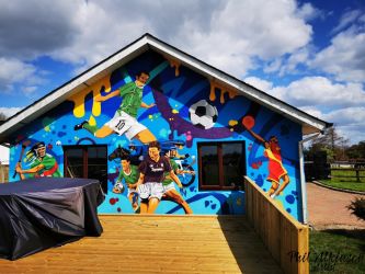 Sport Garden Mural Sport Garden Mural