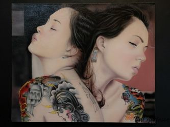 Phil Atkinson Exhibition Airbrush Artwork