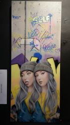 Phil Atkinson Exhibition Airbrush Artwork