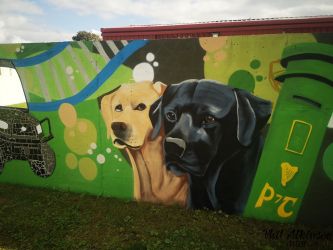 Wildlife Sensory Mural by Phil Atkinson Artist Wildlife Sensory Mural by Phil Atkinson Artist