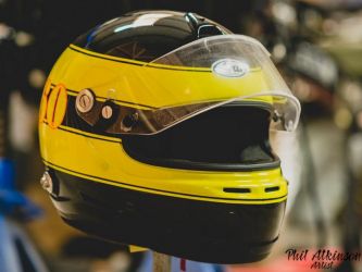 Brendan Fitzgerald Helmet by Phil Atkinson Artist